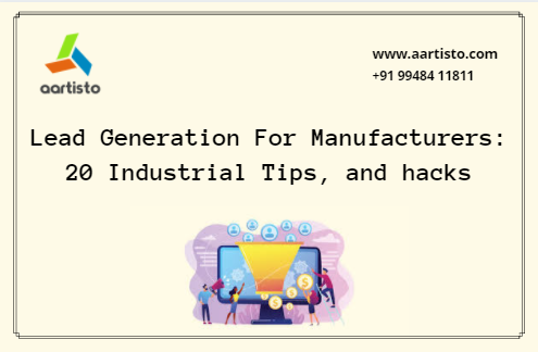 20 tricks lead generation for manufacturers