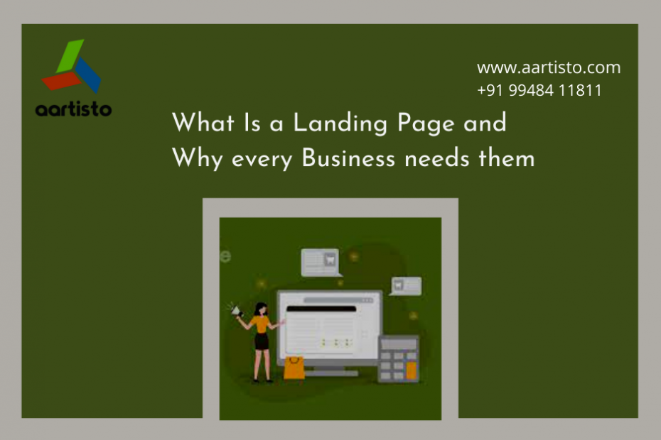 What is landing page and why business need them