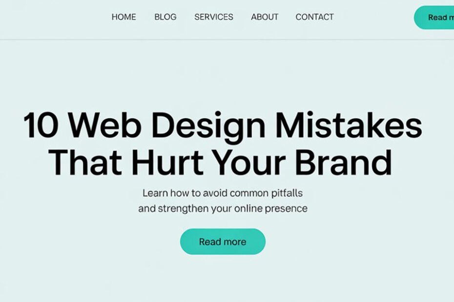 Web Design Mistakes