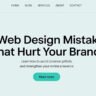 Web Design Mistakes